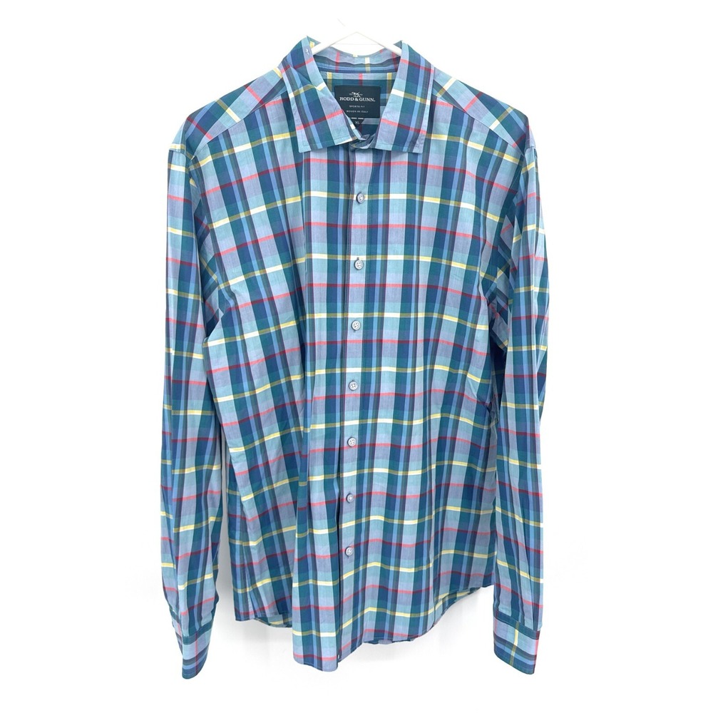 Rodd & Gunn‎ Shirt Mens XL Plaid Cotton Button Up Sports Fit Preppy